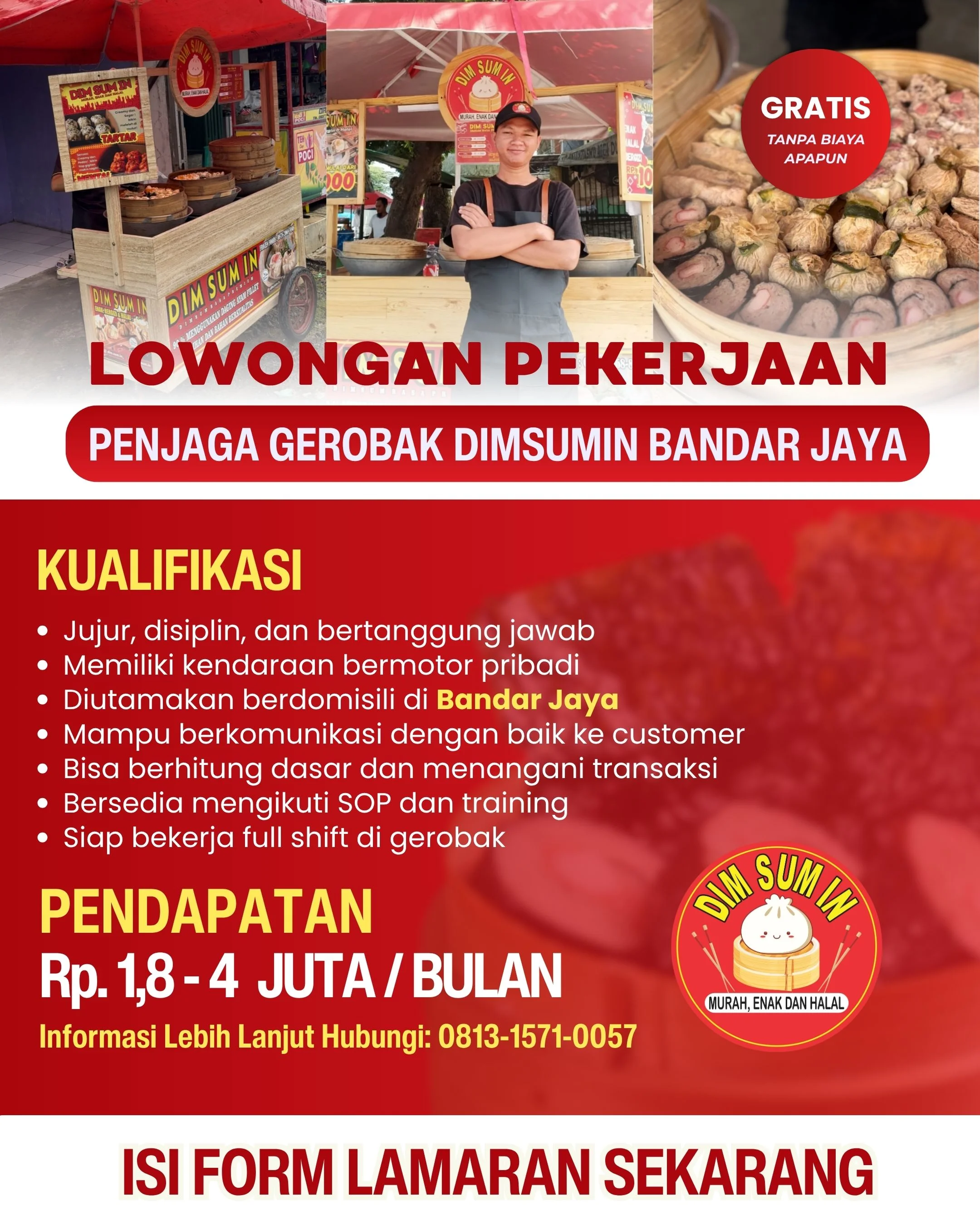 Penjaga Gerobak Bandar Jaya