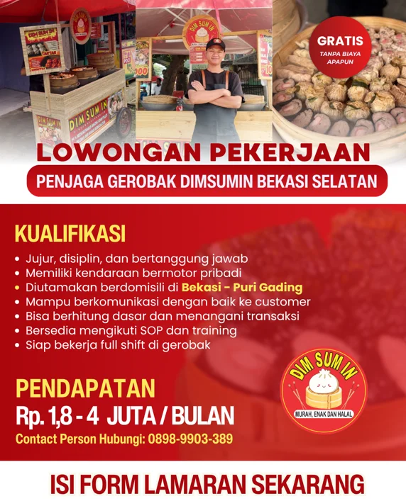 Penjaga Gerobak DimsumIn Bekasi - Purigading