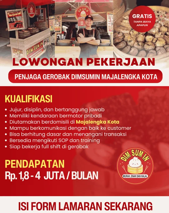 Penjaga Gerobak DimsumIn Majelengka