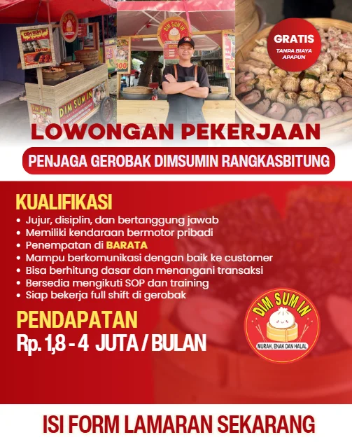 Penjaga Gerobak DimsumIn - Rangkasbitung (BARATA)