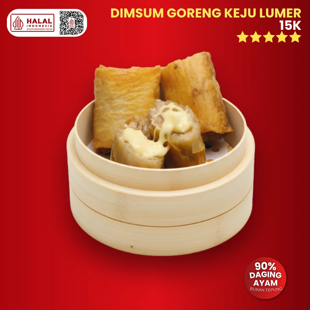 Dimsum Goreng Keju Lumer