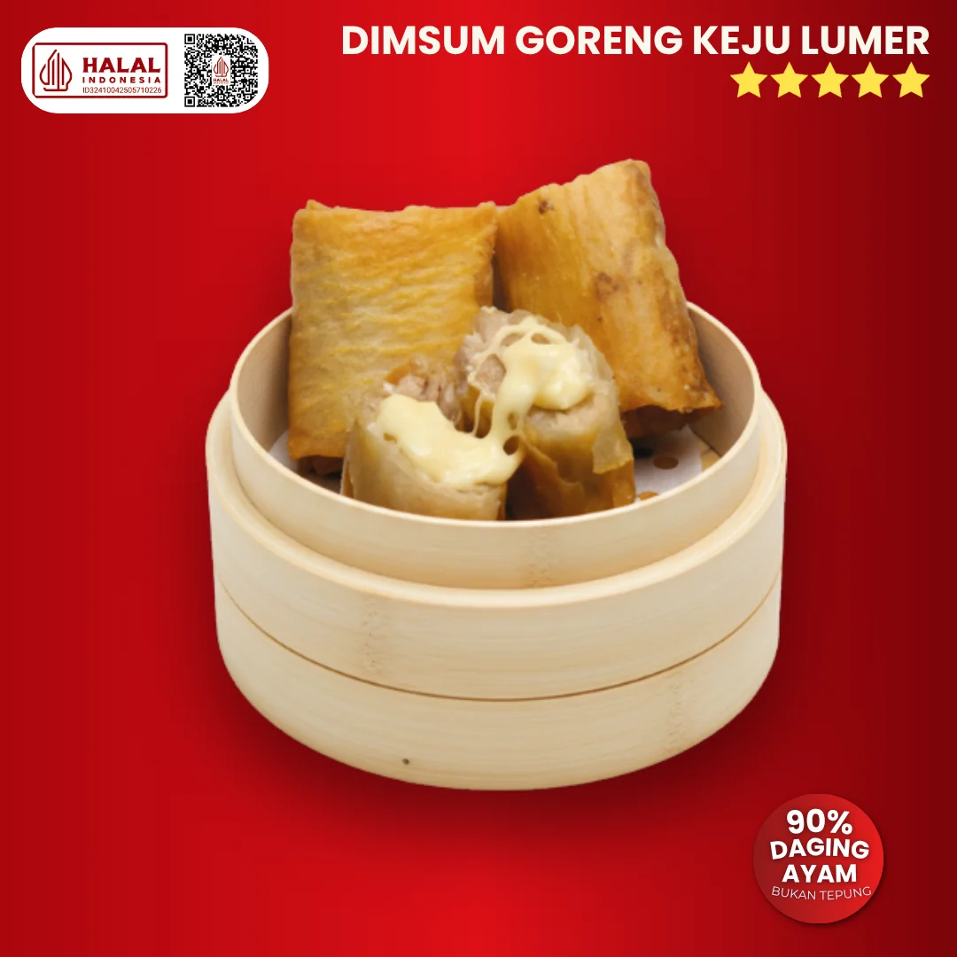 Dimsum Goreng Keju Lumer